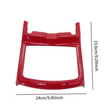 Water Cup Holder Frame Trim Cover Decor Replacement for Dodge 2016-2021 Red