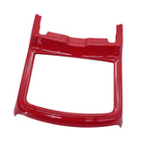 Water Cup Holder Frame Trim Cover Decor Replacement for Dodge 2016-2021 Red
