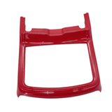 Water Cup Holder Frame Trim Cover Decor Replacement for Dodge 2016-2021 Red
