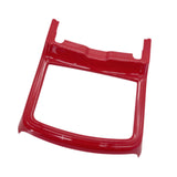 Water Cup Holder Frame Trim Cover Decor Replacement for Dodge 2016-2021 Red