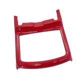 Water Cup Holder Frame Trim Cover Decor Replacement for Dodge 2016-2021 Red