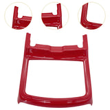 Water Cup Holder Frame Trim Cover Decor Replacement for Dodge 2016-2021 Red