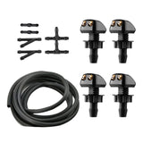 Wiper Washer Nozzle Jet Accessory Wear Resistant Replacement for Toyota 4 Nozzles