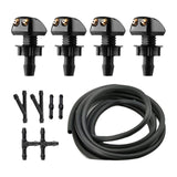 Wiper Washer Nozzle Jet Accessory Wear Resistant Replacement for Toyota 4 Nozzles