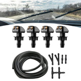 Wiper Washer Nozzle Jet Accessory Wear Resistant Replacement for Toyota 4 Nozzles