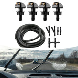 Wiper Washer Nozzle Jet Accessory Wear Resistant Replacement for Toyota 4 Nozzles