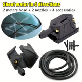 Generic Windshield Wiper Washer Water Spray Jet Nozzle Vehicle Washer Nozzle With Hose