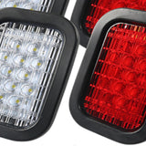 6Pcs Generic Trailer Hitch Light Kit Mount Replace Night Driving Turn Lights