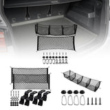 Car Cargo Net Practical Wear Resistant Car Trunk Cargo Net Cargo Storage Net 90x40cm double layer