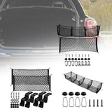 Car Cargo Net Practical Wear Resistant Car Trunk Cargo Net Cargo Storage Net 90x40cm double layer