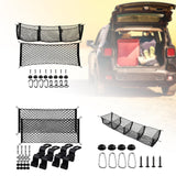 Car Cargo Net Practical Wear Resistant Car Trunk Cargo Net Cargo Storage Net 90x40cm double layer
