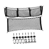 Car Cargo Net Practical Wear Resistant Car Trunk Cargo Net Cargo Storage Net 90x40cm double layer