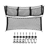 Car Cargo Net Practical Wear Resistant Car Trunk Cargo Net Cargo Storage Net 90x40cm double layer