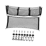 Car Cargo Net Practical Wear Resistant Car Trunk Cargo Net Cargo Storage Net 90x40cm double layer