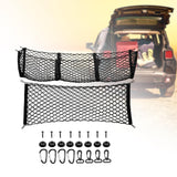 Car Cargo Net Practical Wear Resistant Car Trunk Cargo Net Cargo Storage Net 90x40cm double layer