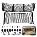 Car Cargo Net Practical Wear Resistant Car Trunk Cargo Net Cargo Storage Net 90x40cm double layer