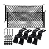 Car Cargo Net Practical Wear Resistant Car Trunk Cargo Net Cargo Storage Net 90x40cm