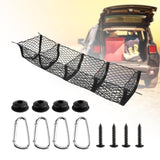 Car Cargo Net Practical Wear Resistant Car Trunk Cargo Net Cargo Storage Net 120x30cm