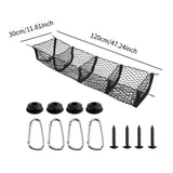 Car Cargo Net Practical Wear Resistant Car Trunk Cargo Net Cargo Storage Net 120x30cm