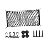 Generic Car Rear Cargo Net Easy to Use Car Trunk Cargo Net Trunk Storage Net 90cmx40cm
