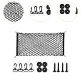 Generic Car Rear Cargo Net Easy to Use Car Trunk Cargo Net Trunk Storage Net 90cmx40cm