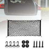 Generic Car Rear Cargo Net Easy to Use Car Trunk Cargo Net Trunk Storage Net 90cmx40cm