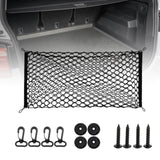 Generic Car Rear Cargo Net Easy to Use Car Trunk Cargo Net Trunk Storage Net 90cmx40cm