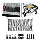 Generic Car Rear Cargo Net Easy to Use Car Trunk Cargo Net Trunk Storage Net 90cmx40cm