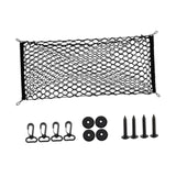 Generic Car Rear Cargo Net Easy to Use Car Trunk Cargo Net Trunk Storage Net 110cmx40cm