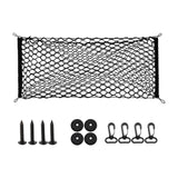 Generic Car Rear Cargo Net Easy to Use Car Trunk Cargo Net Trunk Storage Net 110cmx40cm