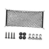 Generic Car Rear Cargo Net Easy to Use Car Trunk Cargo Net Trunk Storage Net 110cmx40cm