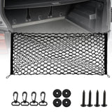 Generic Car Rear Cargo Net Easy to Use Car Trunk Cargo Net Trunk Storage Net 110cmx40cm