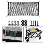 Generic Car Rear Cargo Net Easy to Use Car Trunk Cargo Net Trunk Storage Net 110cmx40cm