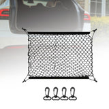 Generic Car Rear Cargo Net Easy to Use Car Trunk Cargo Net Trunk Storage Net 70cmx70cm