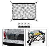 Generic Car Rear Cargo Net Easy to Use Car Trunk Cargo Net Trunk Storage Net 70cmx70cm