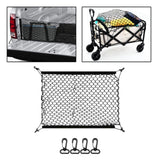 Generic Car Rear Cargo Net Easy to Use Car Trunk Cargo Net Trunk Storage Net 70cmx70cm