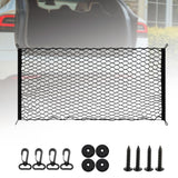 Generic Car Rear Cargo Net Easy to Use Car Trunk Cargo Net Trunk Storage Net 110cmx60cm