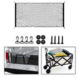 Generic Car Rear Cargo Net Easy to Use Car Trunk Cargo Net Trunk Storage Net 110cmx60cm