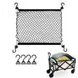 Generic Car Rear Cargo Net Easy to Use Car Trunk Cargo Net Trunk Storage Net 92cmx76cm