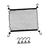 Generic Car Rear Cargo Net Easy to Use Car Trunk Cargo Net Trunk Storage Net 92cmx76cm