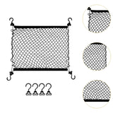 Generic Car Rear Cargo Net Easy to Use Car Trunk Cargo Net Trunk Storage Net 92cmx76cm