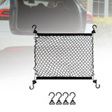 Generic Car Rear Cargo Net Easy to Use Car Trunk Cargo Net Trunk Storage Net 92cmx76cm