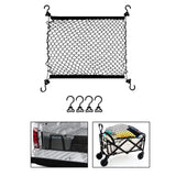 Generic Car Rear Cargo Net Easy to Use Car Trunk Cargo Net Trunk Storage Net 92cmx76cm