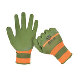 2 Pieces Multifunctional Work Gloves for Men Women Farm Work Car Repair Green