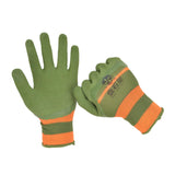 2 Pieces Multifunctional Work Gloves for Men Women Farm Work Car Repair Green