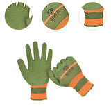 2 Pieces Multifunctional Work Gloves for Men Women Farm Work Car Repair Green