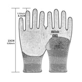 2 Pieces Multifunctional Work Gloves for Men Women Farm Work Car Repair Green