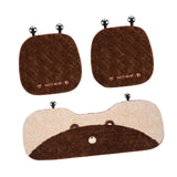 Car Seat Cushion Nonslip Comfortable Sponge Plush Universal Premium Seat Mat