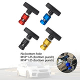 Car Hood Shock Prop Rod Tool Clamp Lightweight Sturdy Strut Retainer No Hole Bottom Red