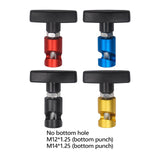 Car Hood Shock Prop Rod Tool Clamp Lightweight Sturdy Strut Retainer No Hole Bottom Red